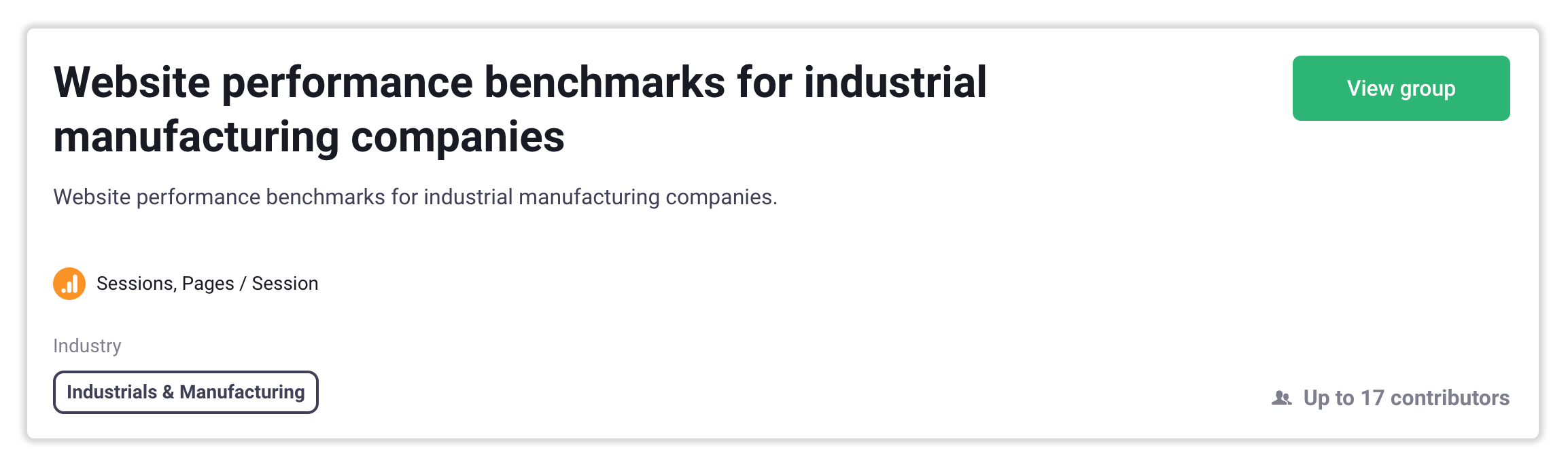 Manufacturing Marketing Industry Benchmarks 2023